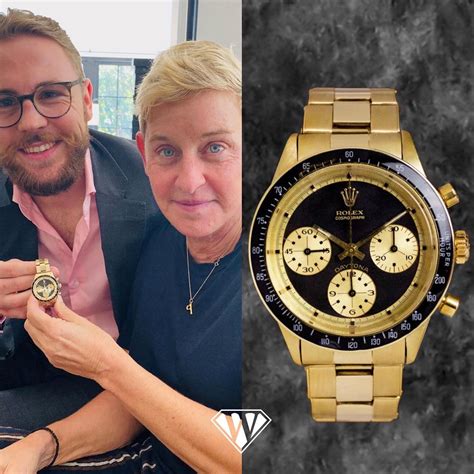 ellen degeneres omega watch|ellen day date rolex.